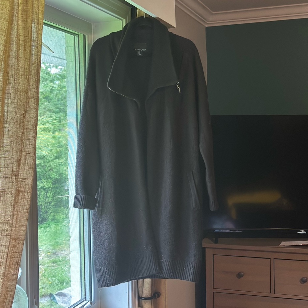 Cynthia Rowley Black Trench Coat